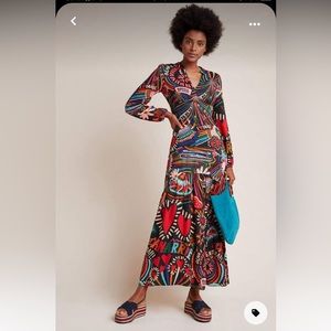 Anthropologie Farm Rio maxi dress